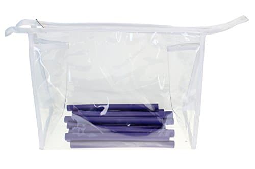 Magical Flexible Professional Curling Rollers + Envelope – Long Accessory Soft – For Curly Hair, Wavy, Ringlets Roller (Permanent) – Hair Curler Roller 12 pezzi grandi