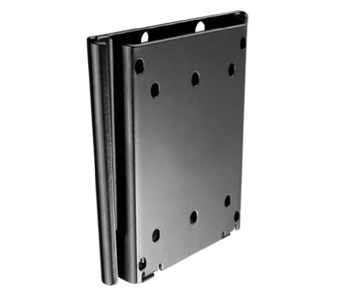 Atdec TH-1026-VF TV Wall Mount with Security Screws To Deter Theft and 75x75/100x100 VESA Support for Displays up to 66-Pound, Black