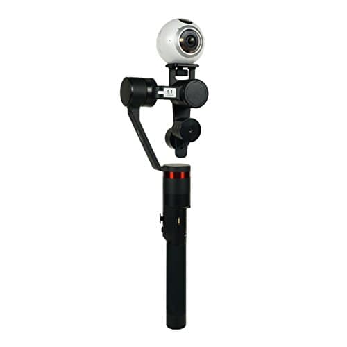 Moza Guru 360° Panoramic Camera Handheld Gimbal Stabiliser for New Samsung Gear 360, Nikon Keymission 360 and 170, Kodak Pixpro Orbit, Garmin Virb 360, YI 360 VR Camera, Vuze, and More