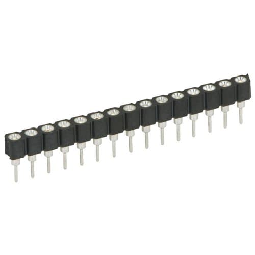 Rk Education 20 Way SIL Socket 2.54mm - Turned Pin - Pack of 3