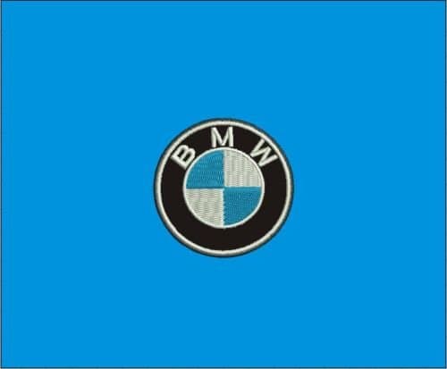 Patch Logo Emblem BMW cm 4 Diameter Embroidered Iron On Applique Patch Embroidery Replica -566