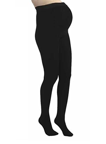 Pamela Mann 200 Denier Maternity Tights 2 Pair Pack (Medium / Large, Black)