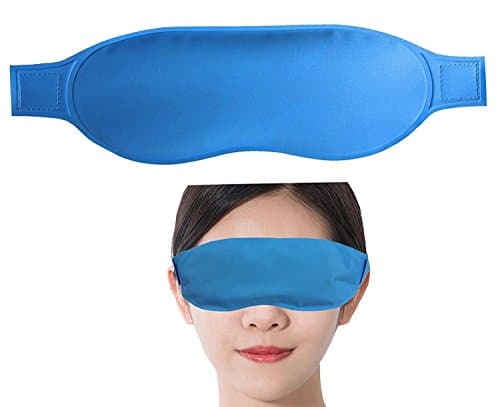 Hot and Cold Eye Mask,Sleeping Mask With Strap,Reusable Cold / Hot Therapy Gel Eye Mask For Improve Sleeping, Alleviate Puffy, Swollen Eyes, Fatigue, Headache,Migraine, Neurosism And Tension