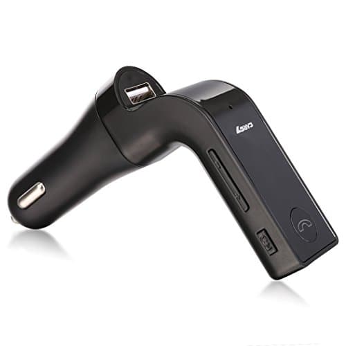 MOKE New Car Kit MP3 Player LCD Wireless FM Transmitter Modulator Bluetooth Car Charger (Black)