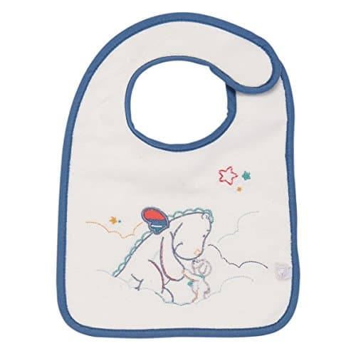 Noukies Guss and Victor BB1609.33 Bibs, Medium, White