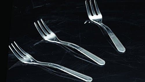 Pack of 500 Mini Plastic Forks