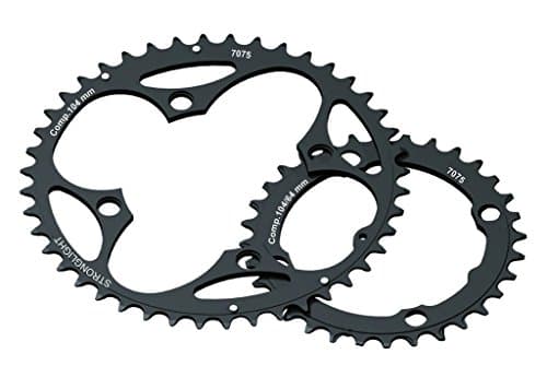 Stronglight MTB Chainring 104 / 2 x 64 10 Outer 42 Teeth 10 Speed Shimano 2286564400 Black