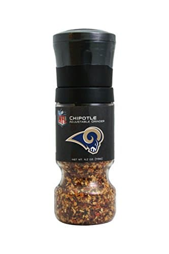 NFL St Louis Rams Chipotle Grinder, 6.75", Black