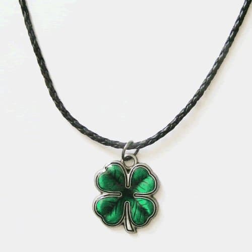 Irish Shamrock Clover Necklace