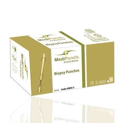 MediPunch Biopsy Punches - 2mm, Sterile, 10 Pcs / Pack