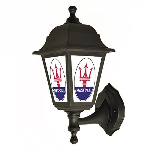 Maserati Back lit Garage - Outside Wall Light - Lantern - Sign Light