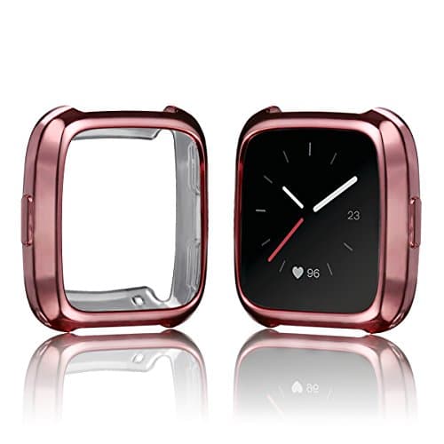 Keweini For Fitbit Versa Case, Replacement Cover for Fitbit Versa (Rose Pink)