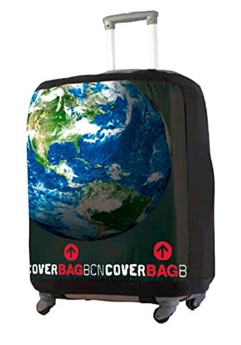 Luggage Cover Suitcase Protector Earth Various Size (Large - Suitcases Between 60-67 cm)