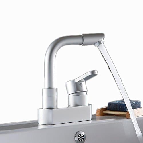 Space Aluminum Single Handle Single Hole Basin Faucet
