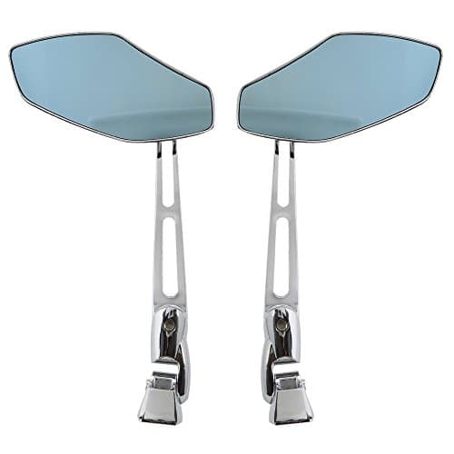 ECLEAR 1 Set Motor Chrome Rearview Side Mirror For Sport Street Bike Ducati Honda Suzuki Aprilia Universal Motorcycle