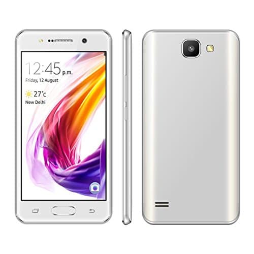 Bocoin Sim-Free Smartphone ,Unlocked 5.0 Inch Android 6.0 3G/GSM Dual Sim Cell Phone, MTK6580 1.3GHz Quad Core 1GB RAM 4GB ROM HD Bearty Camera 5.0MP WIFI GPS Mobile Phone (J2-White)