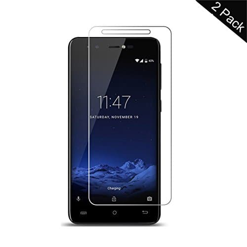 Cubot R9 Screen Protector[2 pack],GeekerChip 2 Pack Cubot R9 glass Edition Genuine Tempered glass Screen Protector Guard Cover