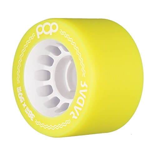 Radar POP 59mm Roller Derby Wheels - Yellow 88a (Pack of 4)