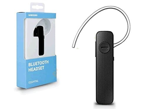 Genuine Black Samsung Bluetooth Essential Wireless Bluetooth-in-Ear Headset Hands-free With Mic for Mobile Phones and Tablets Samsung G3812B Galaxy S3 Slim, Samsung I8200 Galaxy S III mini VE, Samsung Galaxy S5 Duos, Samsung Galaxy S5 (octa-core), Samsung Galaxy S5 CDMA