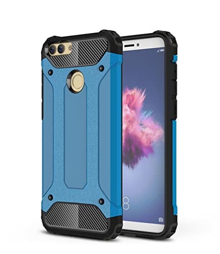 Rockwey® Huawei P Smart case,TPU + PC,durable,Shock-Proof,perfect match Huawei P Smart(blue)