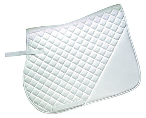 Riding World Saddle Cloth With Unquilted Corner