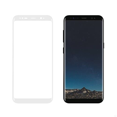 S7 Screen Protector,Samsung Galaxy S6edge/S7/S7edge/S8/S8edge plus Tempered Glass 9H Hardness Anti-Scratch Anti-Fingerprint Bubble Free HD Screen Protector Film S8 Black PV53