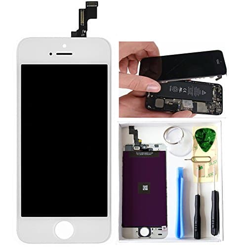 LT0220 White iPhone 5S LCD Display Screen Touch Digitizer Assembly Replacement