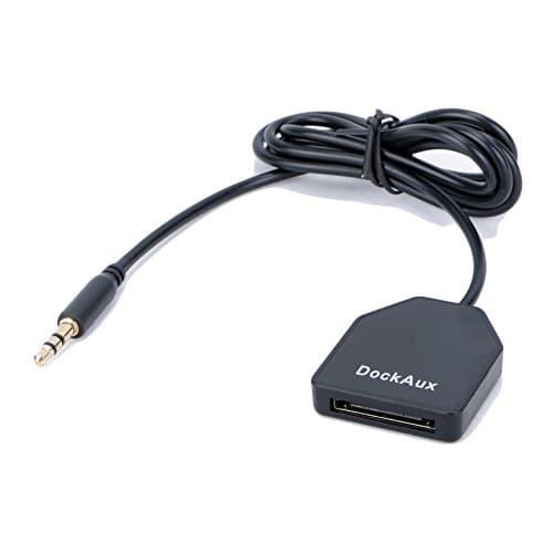 DockAux 30-pin dock Cable 3.5mm audio plug to ipod dock female adapter converter cable for Bose soundDock