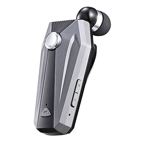 Bluetooth Earbud Wireless Earphone in Ear Headset Mini Headphone Wireless Auriculares Driver Calls Remind Vibration Handsfree with Mic and 5.5 Hour Playtime for iPhone Samsung Galaxy Huawei Mobile Phones and Tablets-Black (Black)