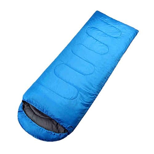 IFLYING Sleeping Bag, Ultra-Compactable Lightweight Camping Envelope Sleeping Bags with Compression Bag for Camping and Hiking (Blue)
