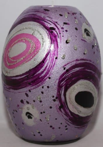 Vincenza Amethyst Tea Light Candle Holder