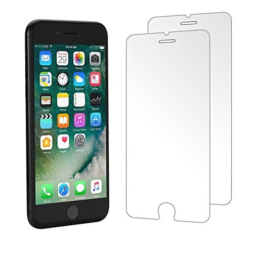 HONGCA NEW Screen Protectors for iPhone 7plus/6splus/6plus. 3D Touch Compatible, 3D Tempered Glass Screen Protector [0.3mm, 9H] HD Clear / Anti-Bubble Premium Glass Screen Protector [2-Pack]