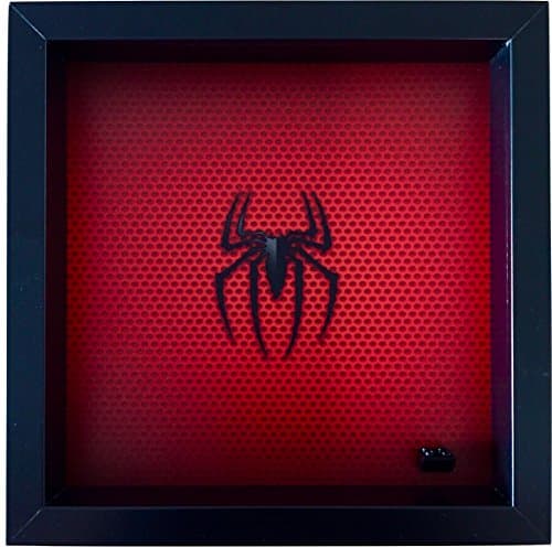 FRAMEPUNK Superhero Display Frame compatible with LEGO® Spiderman Minifigure.