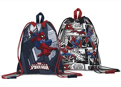 Star  Marvel Spiderman Backpacks Flat Shoulder Straps, Size- 32.5 x 43 cm