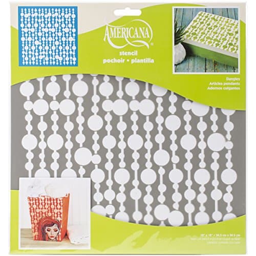 Americana Decor Stencil x 12-inch-Dangles