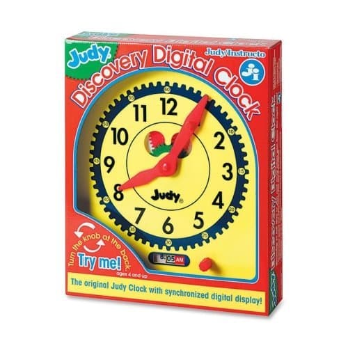Judy Instructo Judy Digital Clock Clock - Theme/Subject: Learning - Skill Learning: Time, Mathematics - 1 Pieces by Judy Instructo
