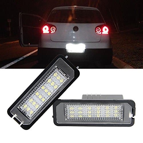 1 Pair Led License Plate Light Lamp for Golf 6 5K Golf 6 Cabriolet Variant Golf 7 5G Golf 7 Kombi Passat 362 3G2 Polo 6R