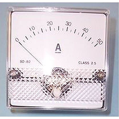 METER MOVING COIL 50A Panel Displays &amp; Instrumentation
