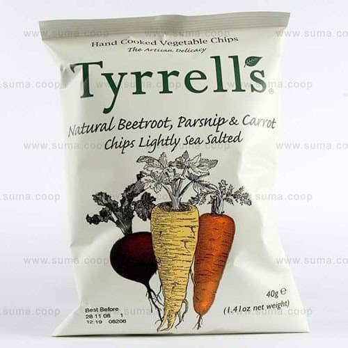 (2 Pack) - Tyrrells - Mixed Root Crisps | 40g | 2 PACK BUNDLE