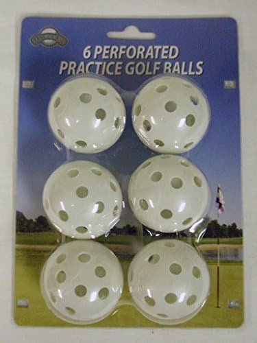 On Course Perforated Practice Golf Balls (6pk) Plastic Wiffle Ball NEW by On Course