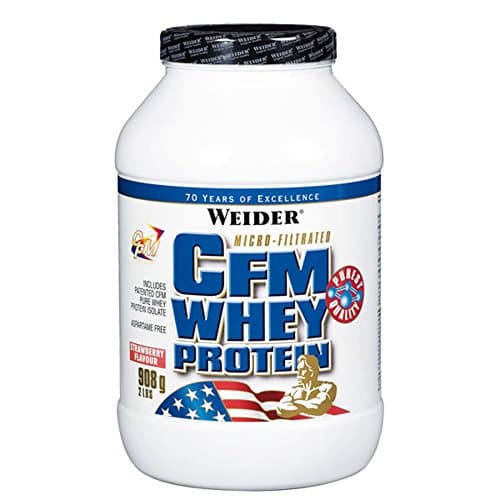 Weider CFM Whey Protein Isolate Muscle Mass Gain Creamy Shake 908g Neutral