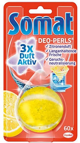 Somat Deo Perls Dishwasher Lemon Fresh &amp; neutralization, for approx. 60 wash cycles - 1pc.