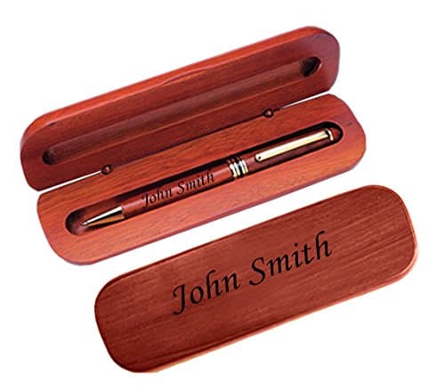 Bespoke Personalised Laser Engraved Ballpoint Roller Pen Gift Present with Free Custom Engraving