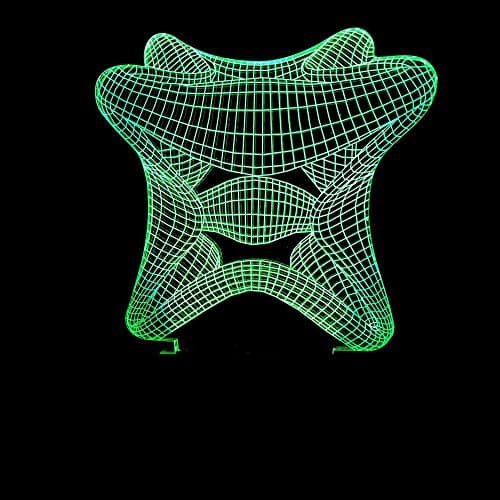 Lozse 3D Nightlights, 3D night light LED table lamp USB lamp 3D starfish stereo vision Best Gift for Friends Children