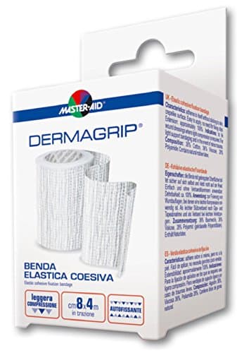 Master Aid Derma Grip 4 cm x 4 m White Cohesive Conforming Bandage 1 Roll