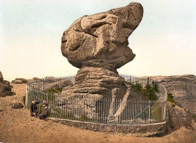 Toad Rock Tunbridge Wells - 25 x 19cms Fabric Topped Mouse Mat