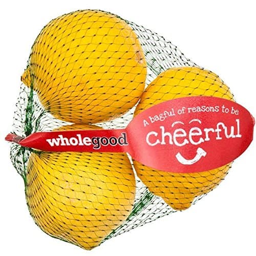 Wholegood Organic Lemons 3 per pack