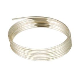 Sterling Silver Half Hard Wire - Square - 5 ft - 20 Gauge : Pack of 1 Pack