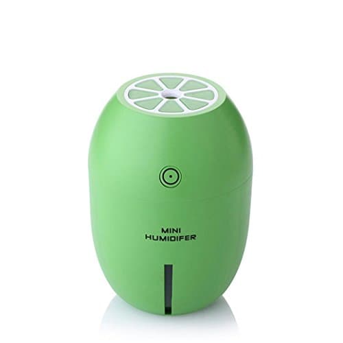BESSKY Portable USB Humidifier Air Purifier Steam Diffuser Mist Office Room (Green)