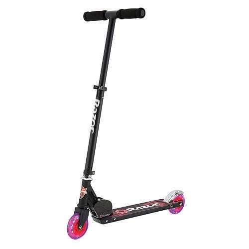 Razor Light U Wheels Black Label A Scooter - Red by Razor Black Label